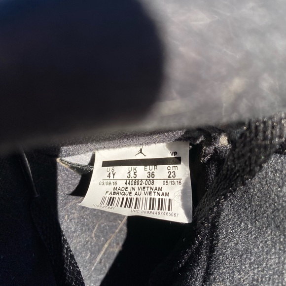 Jordan 5 Retro GG Wolf grey 440892-008 SIZE 4Y Youth 2016 - Picture 6 of 6